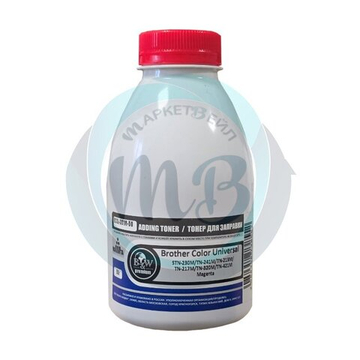 Тонер B&W тип Bcol-301m для Brother Color, Универсальный, Пурпурный (50гр) Standart