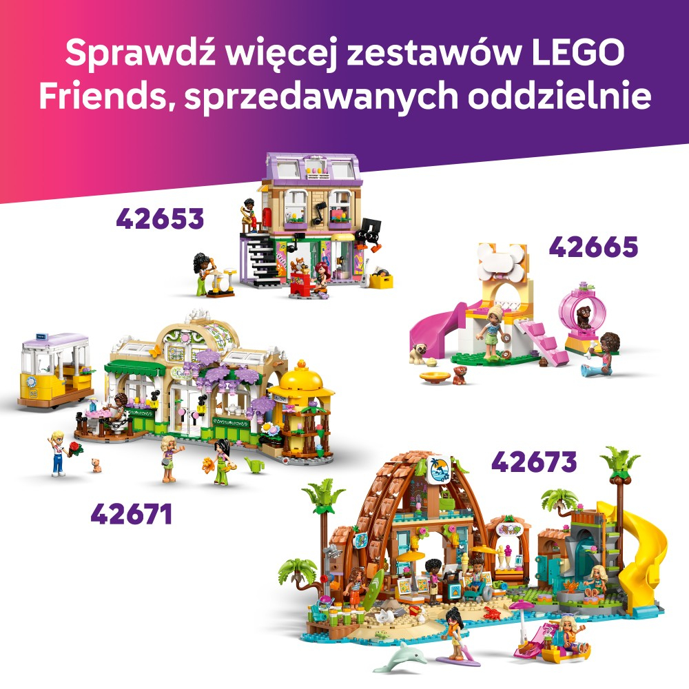 Конструктор LEGO Friends 42666 Кошачья вечеринка на день рождения и домик на дереве — фото 15