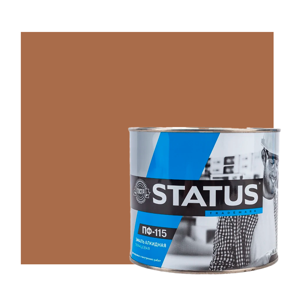 Эмаль ПФ-115 STATUS  ШОКОЛАДНАЯ  1,8кг