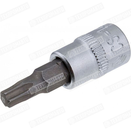 Короткая торцевая вставка с битой 1/4"T27