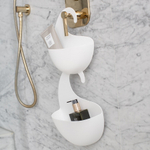 Органайзер для ванной surf, organic, 25х25,5х6,5 см, мятный