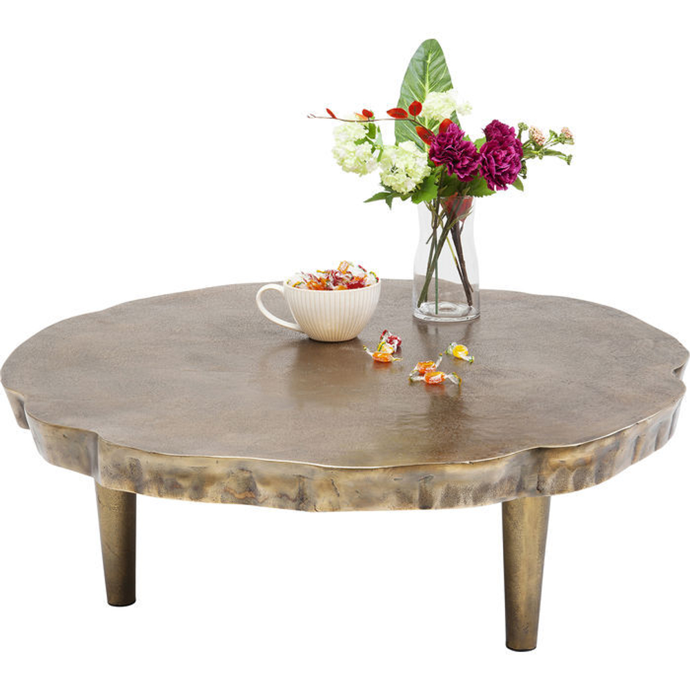 Стол журнальный Античное золото Valley 87 см