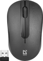 Мышь беспроводная Defender Datum MM-285 Black (Черный) 3кн+кл, 1000 dpi, НОВИНКА!