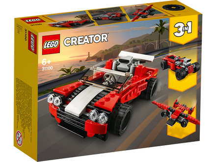 Конструктор LEGO CREATOR Спортивный автомобиль 3в1 31100