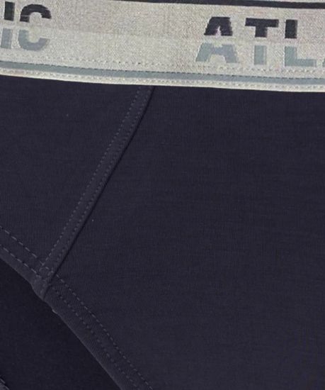 Мужские трусы слипы спорт из микромодала Atlantic MP-1562, графитовые