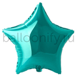 Фольгированная фигура, звезда, 18"/46СМ Металлик Turquoise