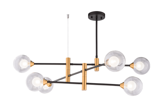 4751MDM/6 BK+BRO (1) Люстра  NW