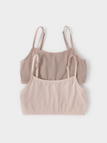 набор майка-топ  для девочки  К 1197-2уп/персиковый румянец,кофейный