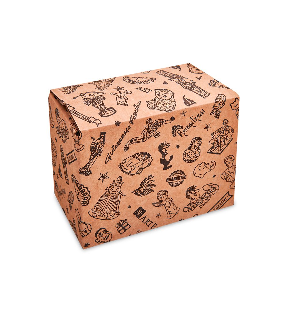 GAEM Art ГКП-19 Коробка 4-х клапанная гофрокартон 170х80х125