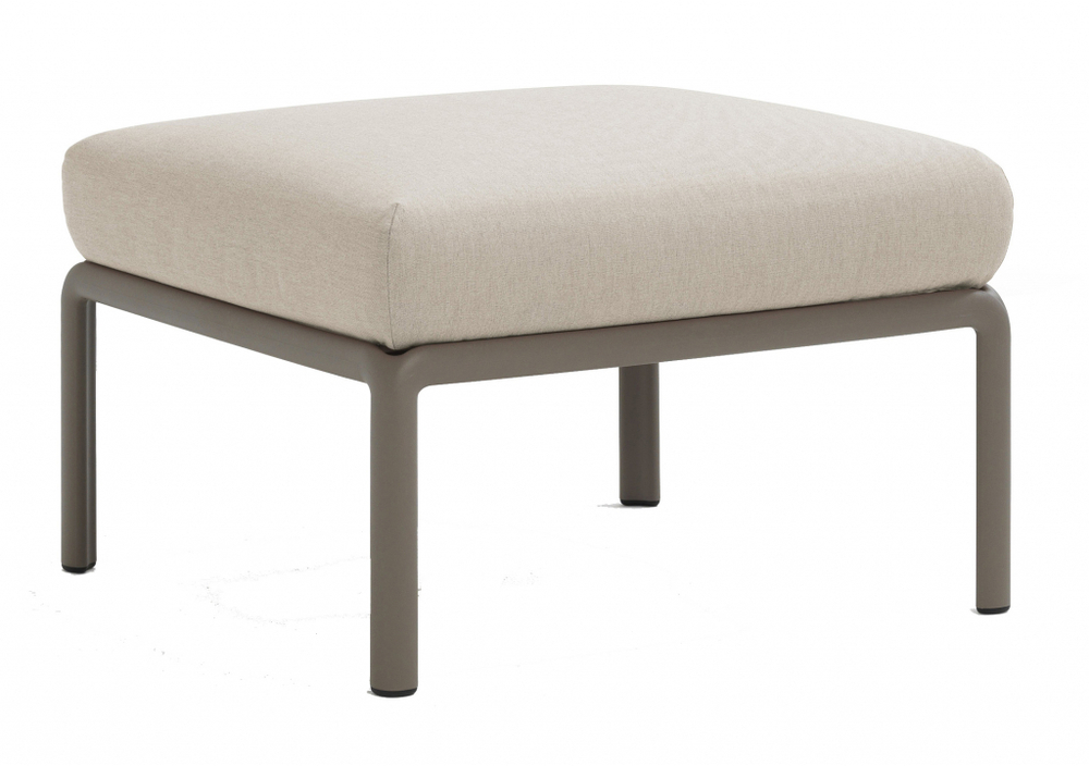 Пуф пластиковый с подушкой Nardi Komodo Pouf, тортора, панама