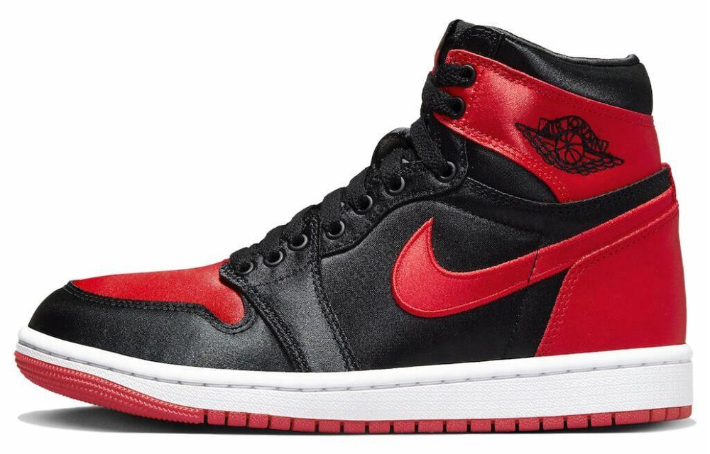 Кроссовки Jordan Air Jordan 1 High Og "Satin Bred" 2023 (Женская размерная сетка)
