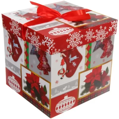 Коробка подарочная «Зимняя история» 22*22*22 см