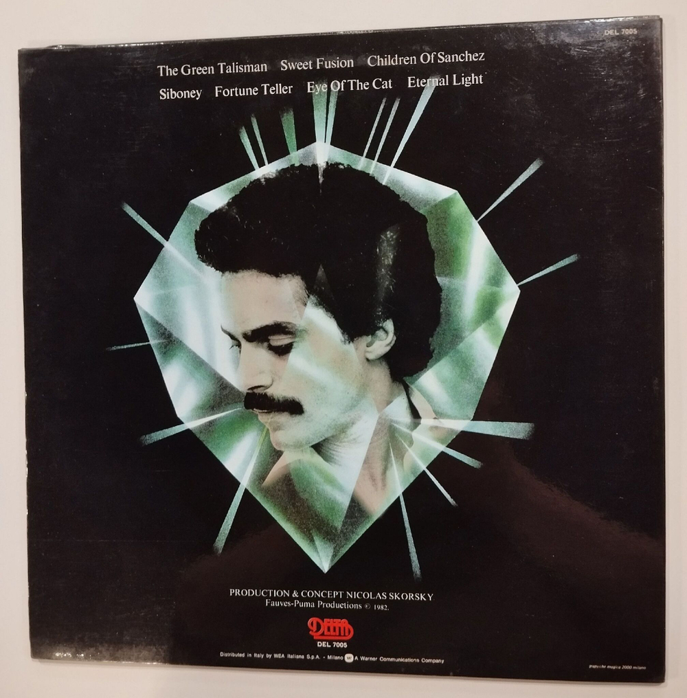 Винтажная виниловая пластинка LP Jimmy Goings and Santa Esmeralda Green Talisman (Italy 1982)