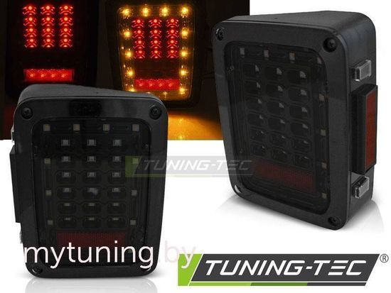 Тюнинг фонари для CHRYSLER JEEP WRANGLER JK 07-18 LED SMOKE