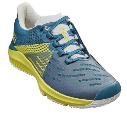 детские Кроссовки теннисные Wilson Kaos 3.0 Jr - blue coral/sulphur spring/white