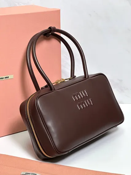 Сумка MIUMIU Beau Тёмно-коричневая