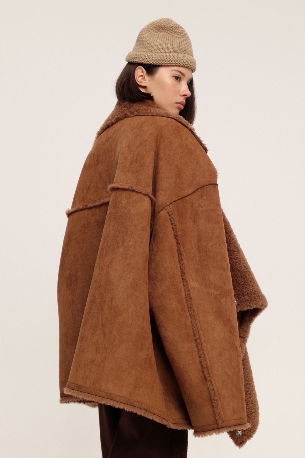 Дубленка с планкой