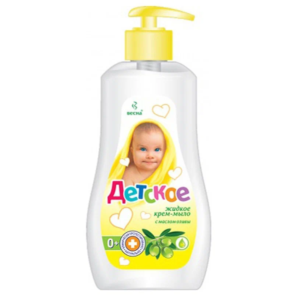Крем-мыло детское Весна с маслом оливы 0+ 280 мл