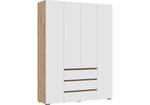Шкаф Woodville Элла ШК 05 белый, дуб крафт золото