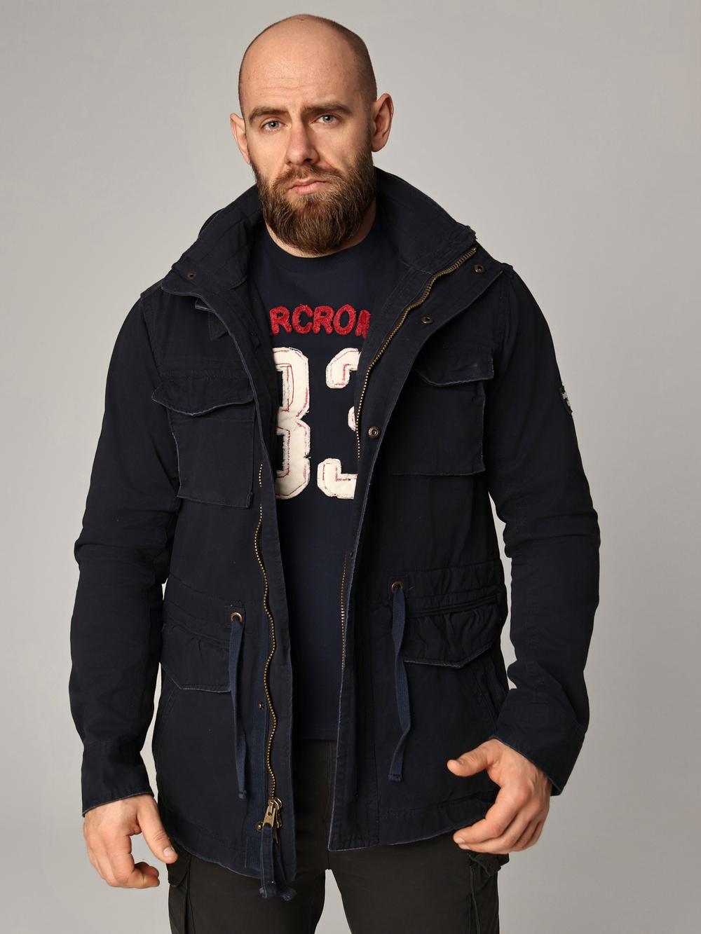 Ветровка плотная хлопковая Abercrombie & Fitch AB269A