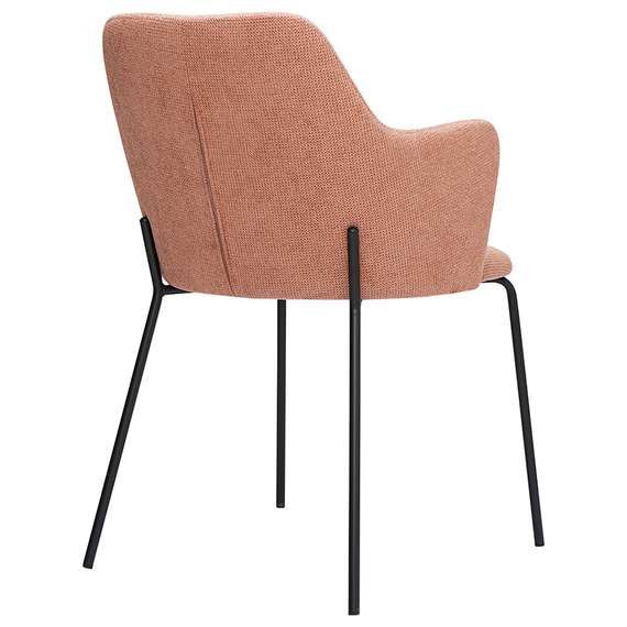 Стул Dwight, розовый фактурный шенилл