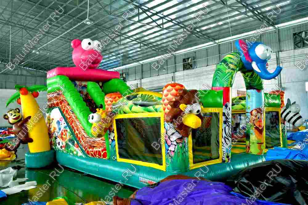 Надувной батут "Бегемотик"