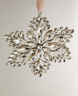 ZARA HOME ЕЛОЧНОЕ УКРАШЕНИЕ «ЗВЕЗДА», ПРОЗРАЧНЫЙ