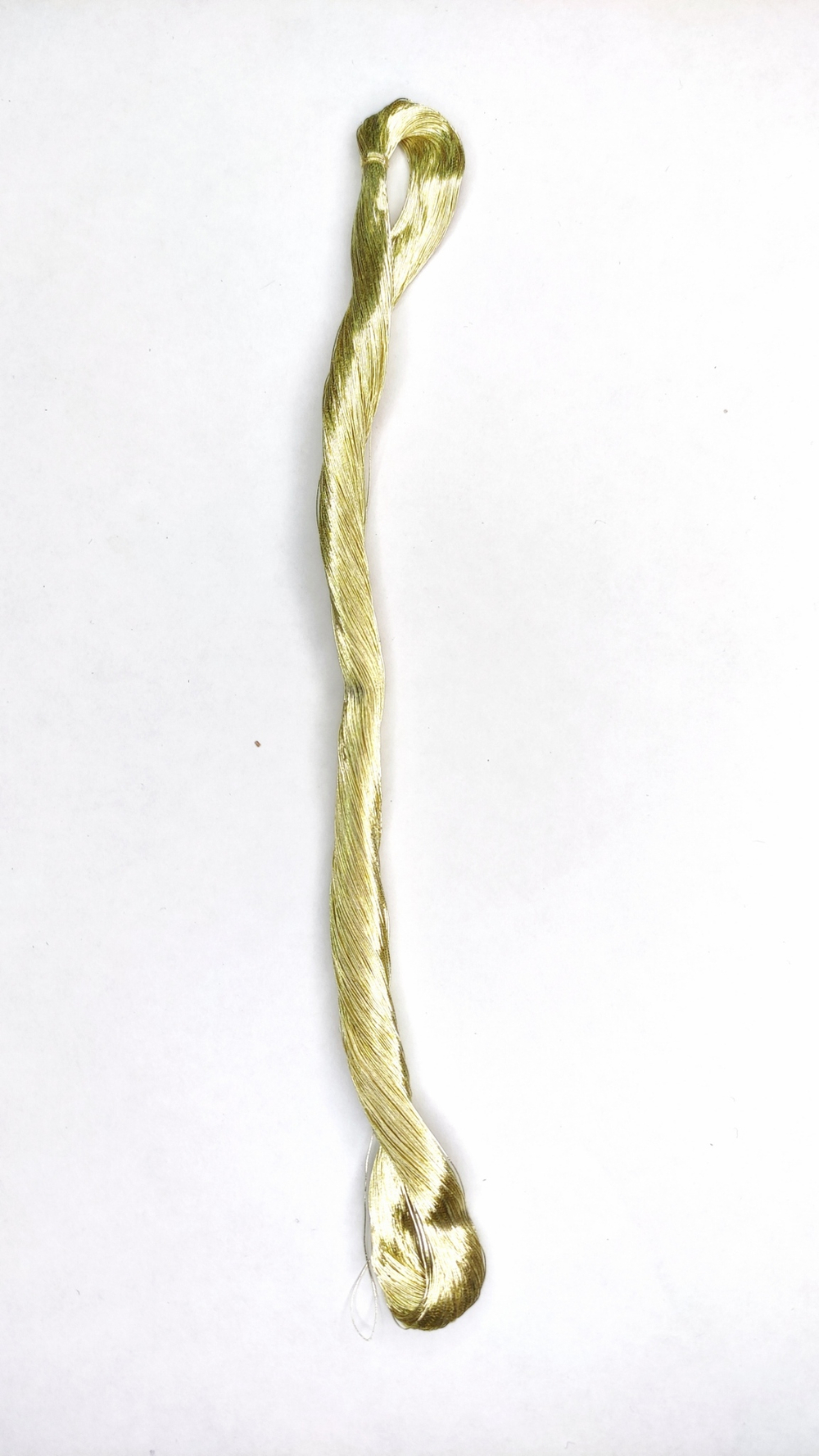 Золотая нить золото зеленое имитация 0,2мм