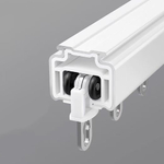 Карниз для штор, алюминиевый, потолочный и настенный монтаж