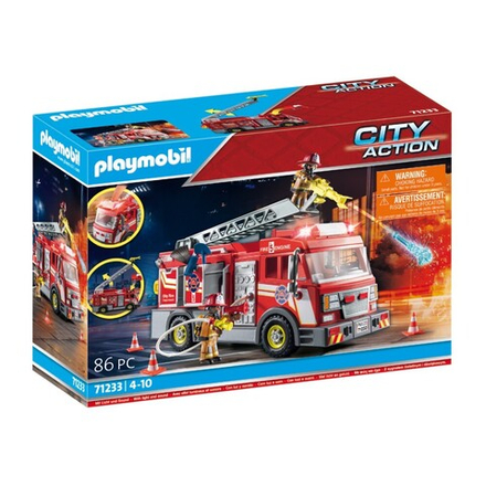 Playmobil - Пожарная машина City Action со светом и звуком 71233 / артикул   71233  / GTIN 4008789712332