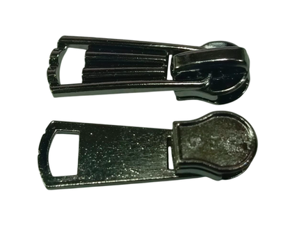 Бегунок спираль №5, темный никель