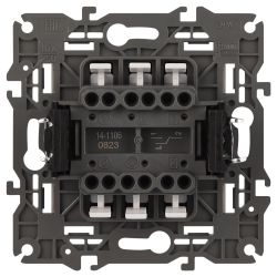 Переключатель ЭРА Elegance 14-1106-04 двойной 10АХ-250В IP20 шампань