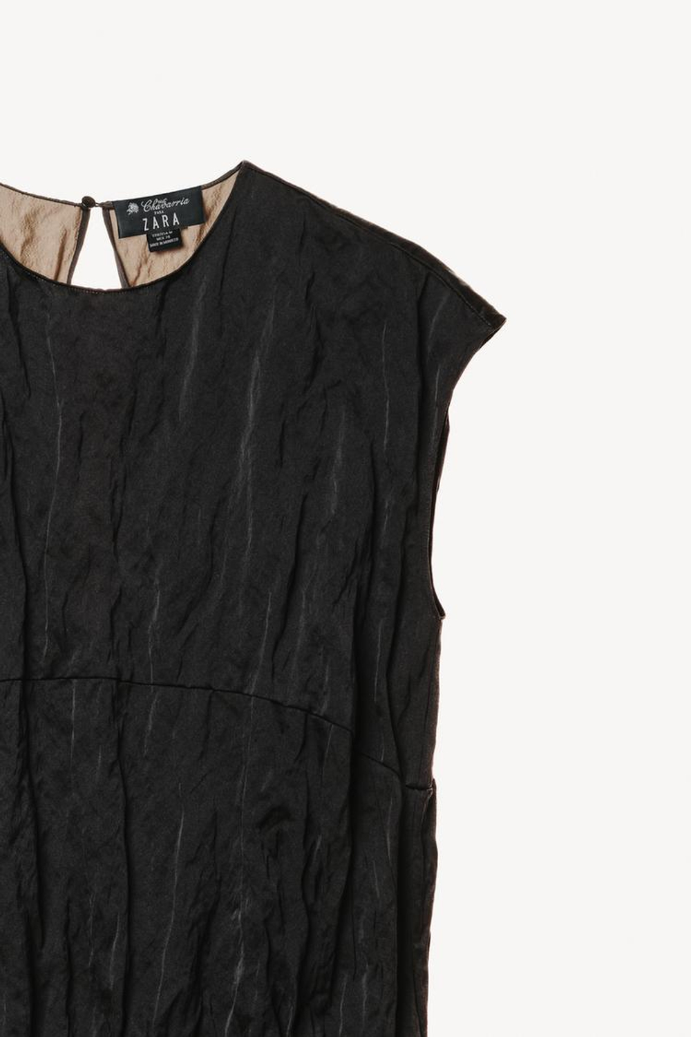 ZARA X WILLY CHAVARRIA ПЛАТЬЕ МИДИ, ТЕМНО-СИНИЙ