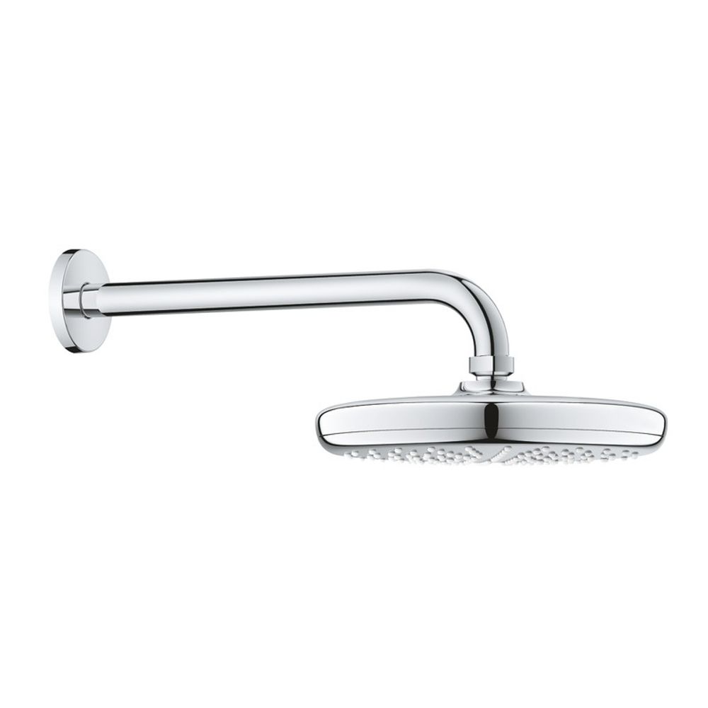 Верхний душ GROHE Tempesta 210 с душевым кронштейном 286 мм 26412000