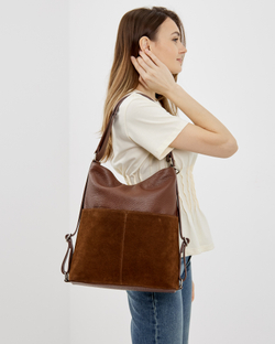 Сумка-рюкзак 578 15 рыжий