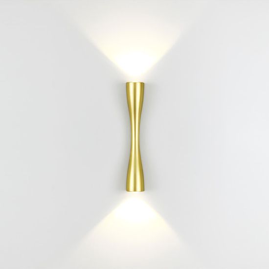 4292/10WL HIGHTECH ODL22 373 золотистый/металл Настенный светильник IP20 LED 10W 536Лм 3000K ANIKA