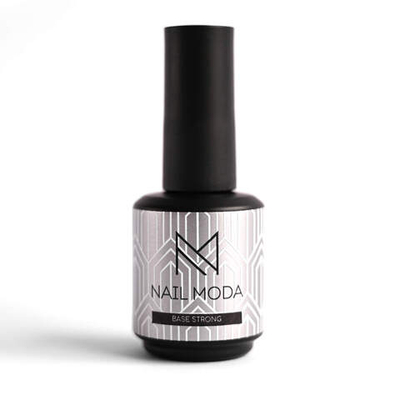 Nail Moda Base Strong - База для гель-лака средней жесткости, 15мл