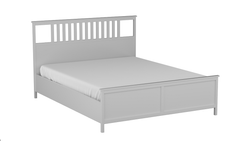 Кровать "Фрея" 1600х2000 без ортопедического основания (белый), МФ SbkHome