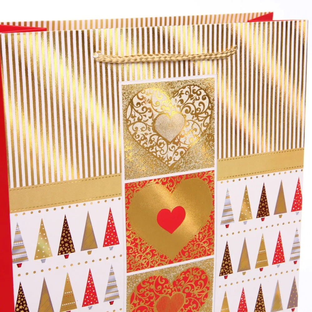 Пакет подарочный «Зимняя нежность» 26*32*10 см, микс