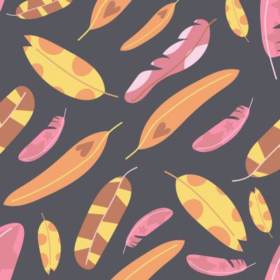 Яркие перышки