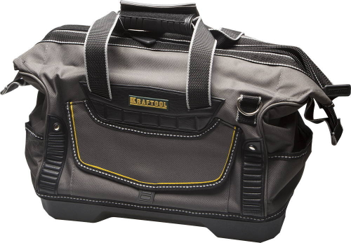 Сумка KRAFTOOL ″INDUSTRIE″ инструментальная, жесткое пластиковое дно, 18 карманов, длина 38см