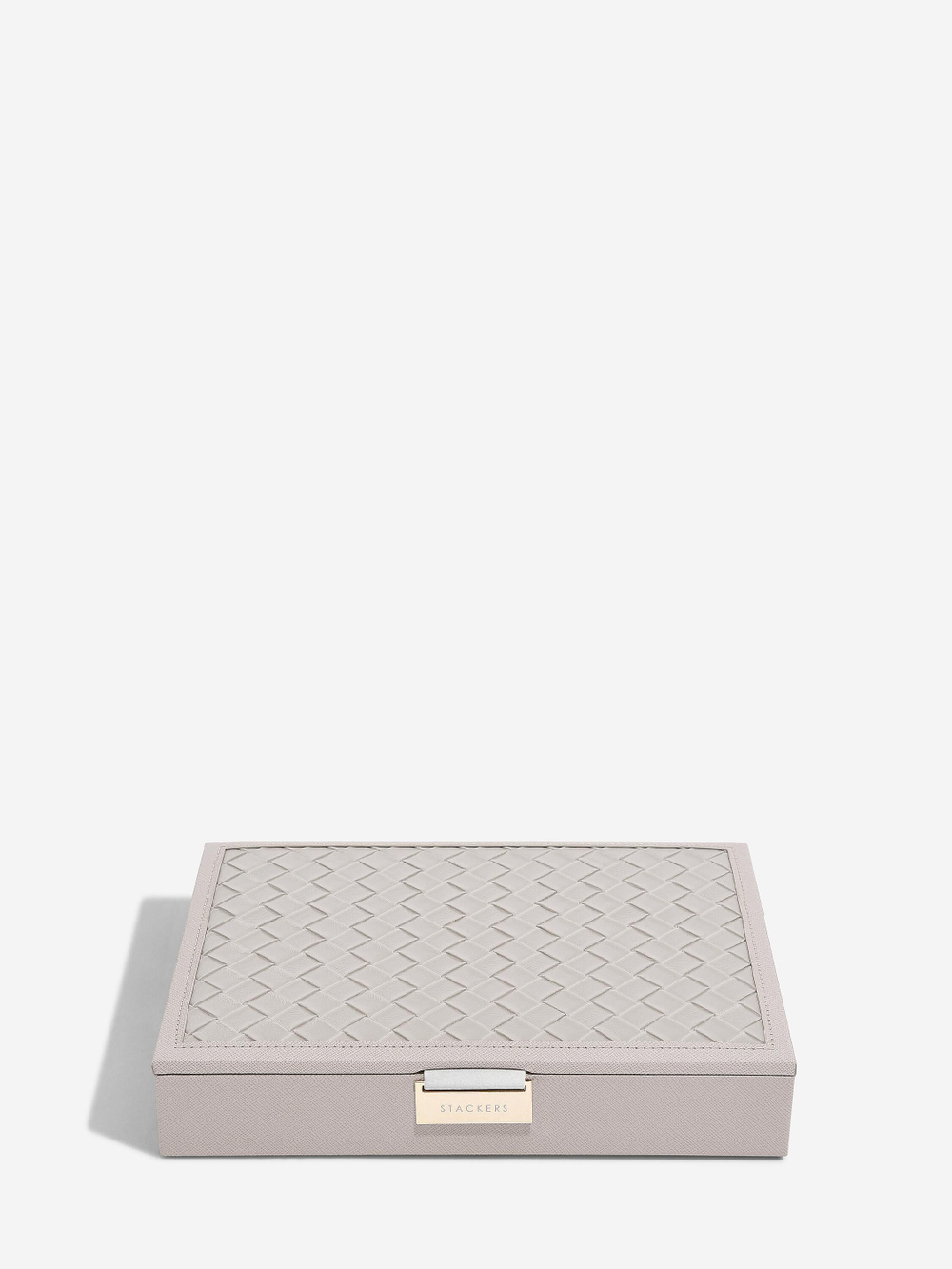 Органайзер для украшений Stackers Classic Jewellery Box Lid - Taupe Woven (Sage Green / светло-зеленый / Sage Green)