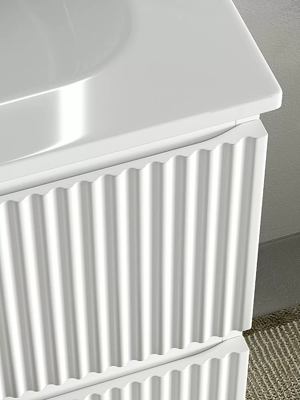 Тумба с раковиной Sancos SNOB R SNR80W 80 Bianco