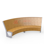 Скамейка Вега радиусная