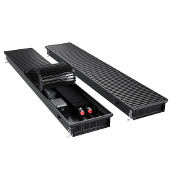 Конвектор внутрипольный Royal Thermo ATRIUM TURBO-80/250/2100-DG-U-BL