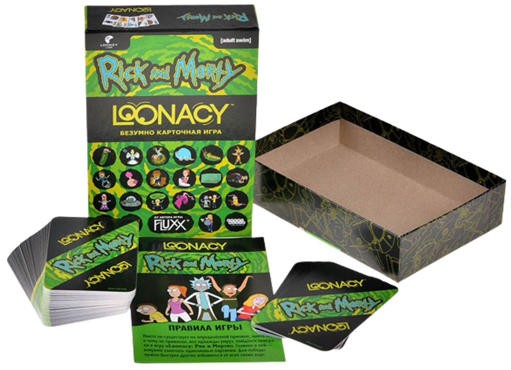 Настольная игра Loonacy: Рик и Морти