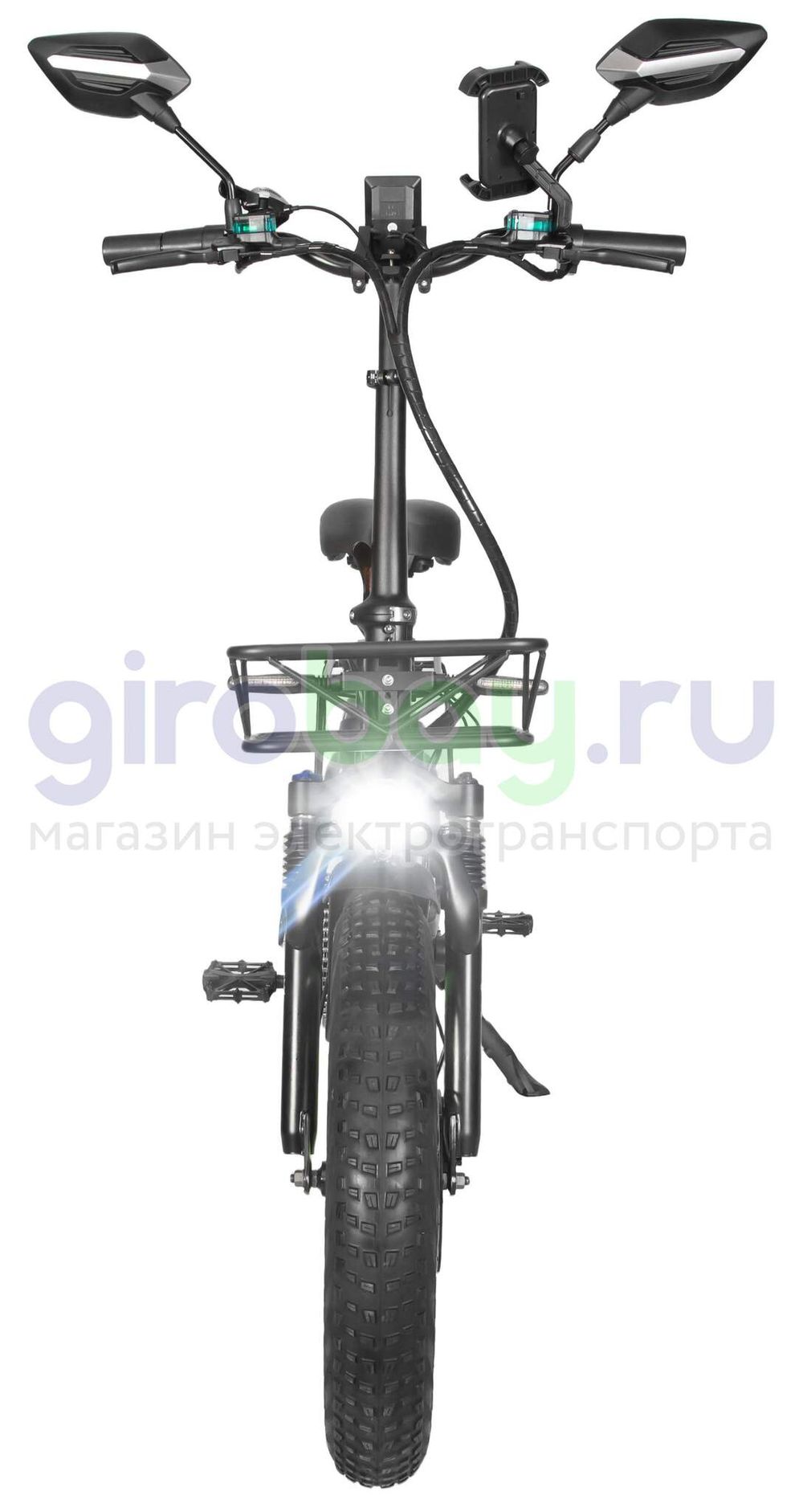 Электровелосипед Syccyba F11 Pro (48V/20Ah) - Салатовый обод фото №13