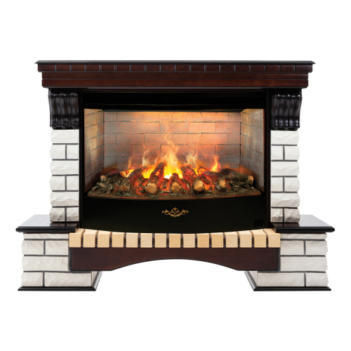 Каминокомплект Real Flame Country 33/33W AO с очагом 3D Firestar 33