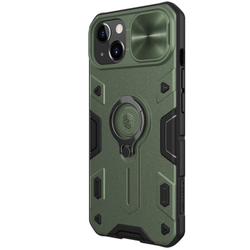 Противоударный чехол с кольцом и защитой камеры Nillkin CamShield Armor Case для iPhone 13