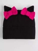 Шапка для девочки осенняя с ушками